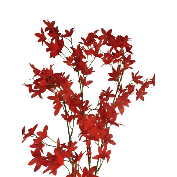 Artificial Red Floral Stems Filler Flowers - 2 Stems 42" Tall - DIY Decor & Craf - Picture 6 of 12